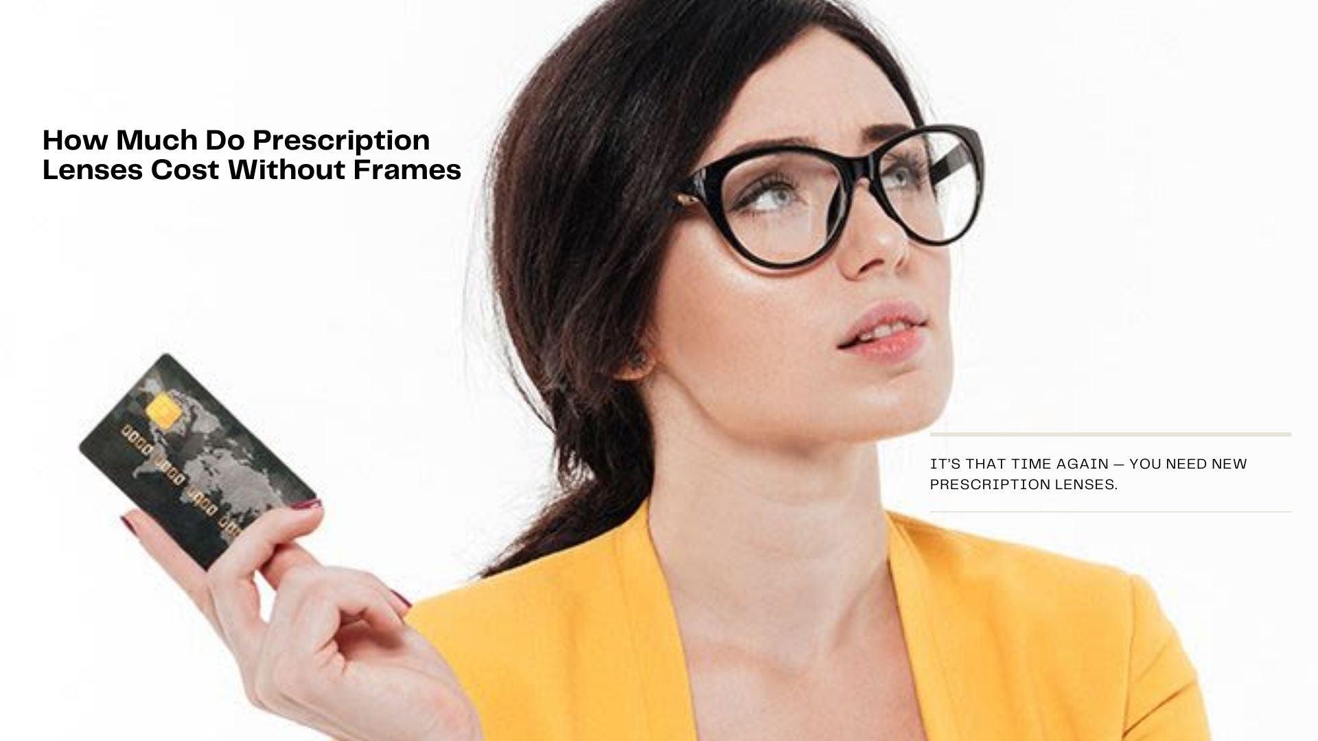 How Much Do Prescription Lenses Cost Without Frames? | eyeglass
